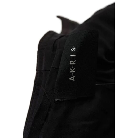 Akris Womens Suede Straight Leg Zipped High Waisted Pants Chocolate Size 14 - Picture 5 of 5